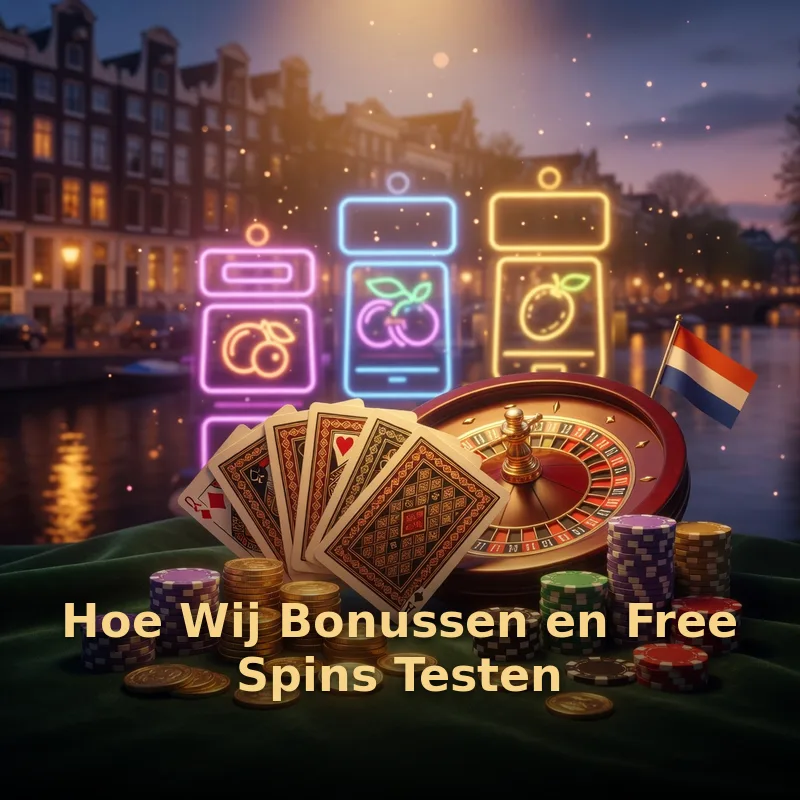 Croupier schuift chips over groen vilt